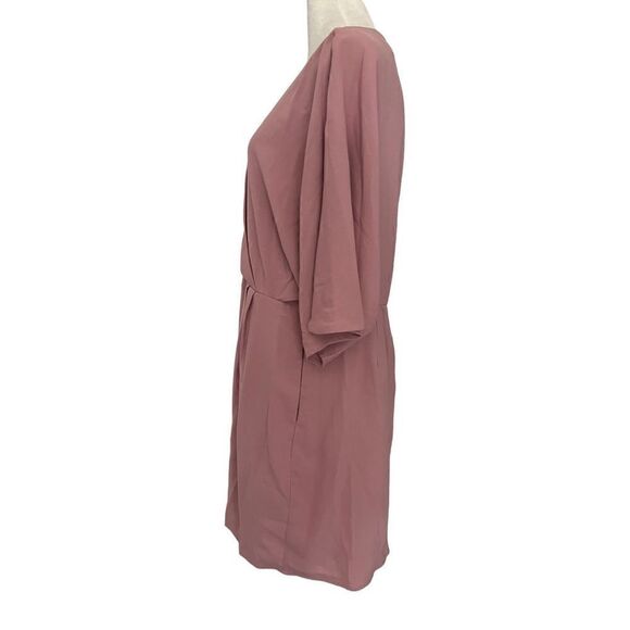 DO+BE Mauve V-Neck Dress - Women’s XL NEW - Picture 4 of 9